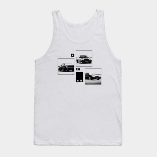 NISSAN SKYLINE GTS-R R31 Black 'N White Archive Tank Top